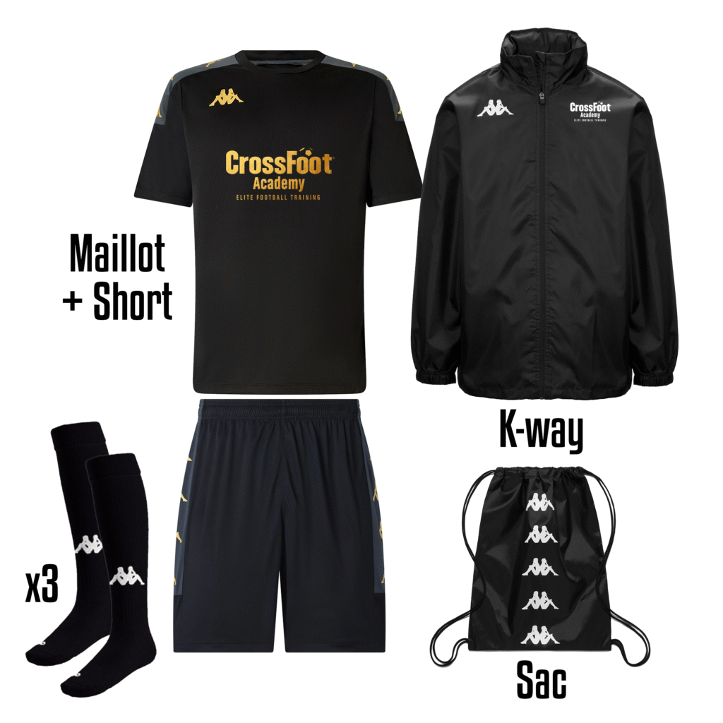 Crossfoot académie pack de joueurs et coach marque KAPPA
